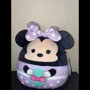Squishmallow 10" Minnie Mouse‎ Disney With Easter Egg NWT Plush 2022